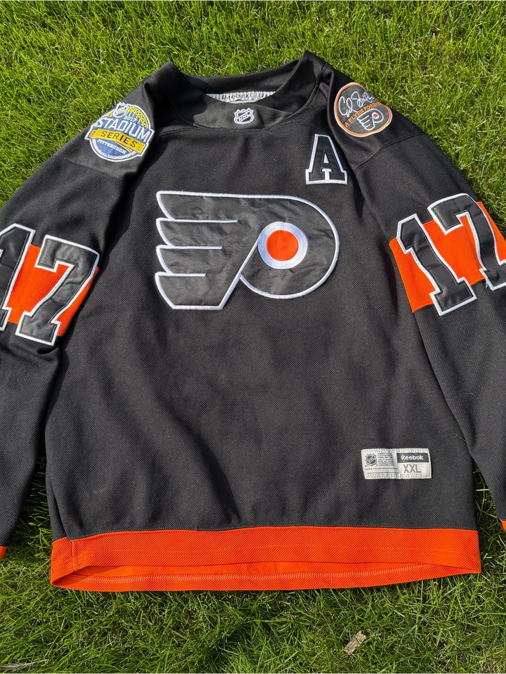 Reebok NHL Philadelphia Flyers Wayne Simmons #17 mens XXL